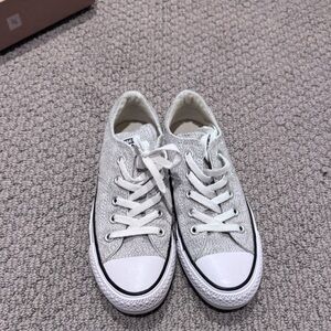 Women's Gray Converse Sneakers